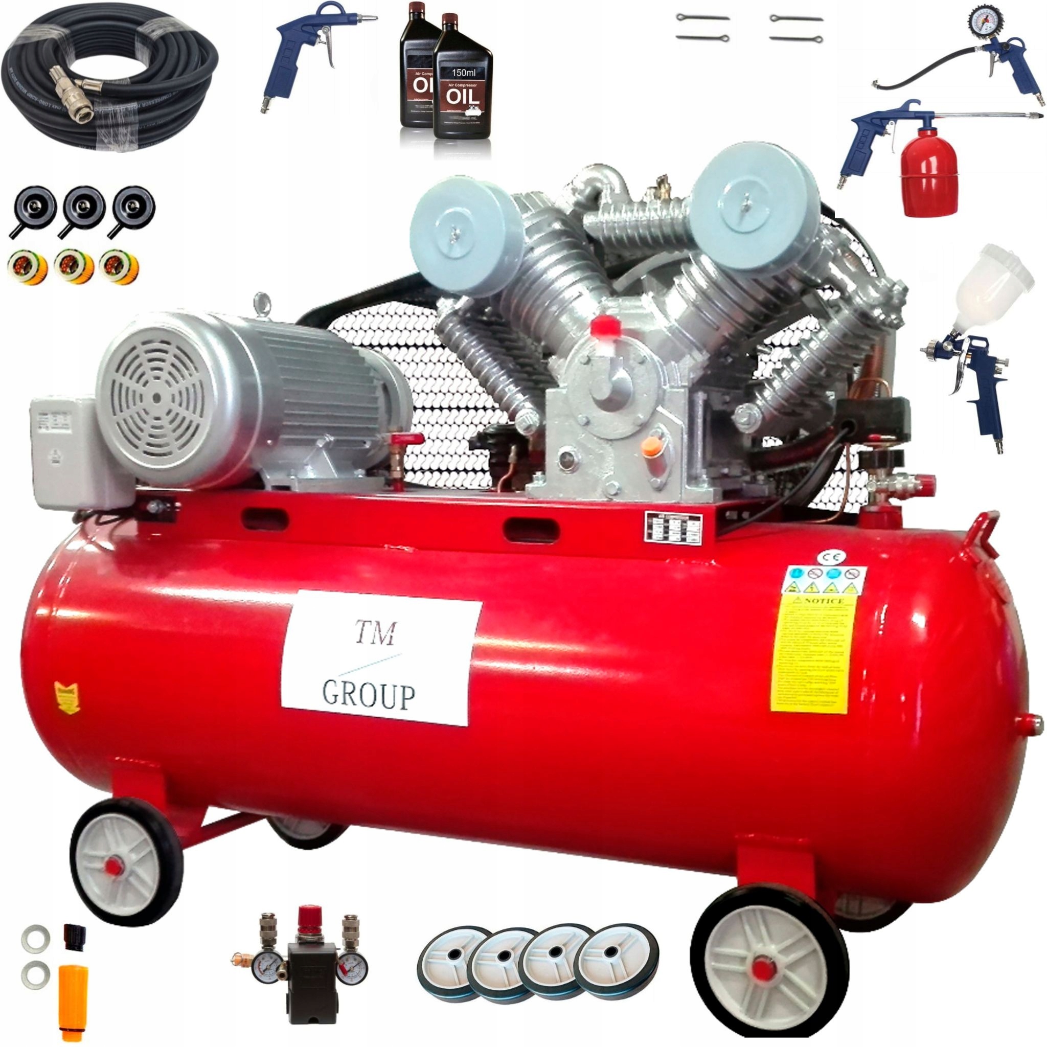 TM-Group TM-K03 olejový kompresor 300 l 12,5 bar